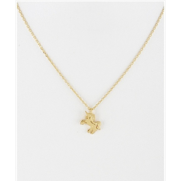 🆕️ Gold Unicorn Necklace - Picture 1 of 1